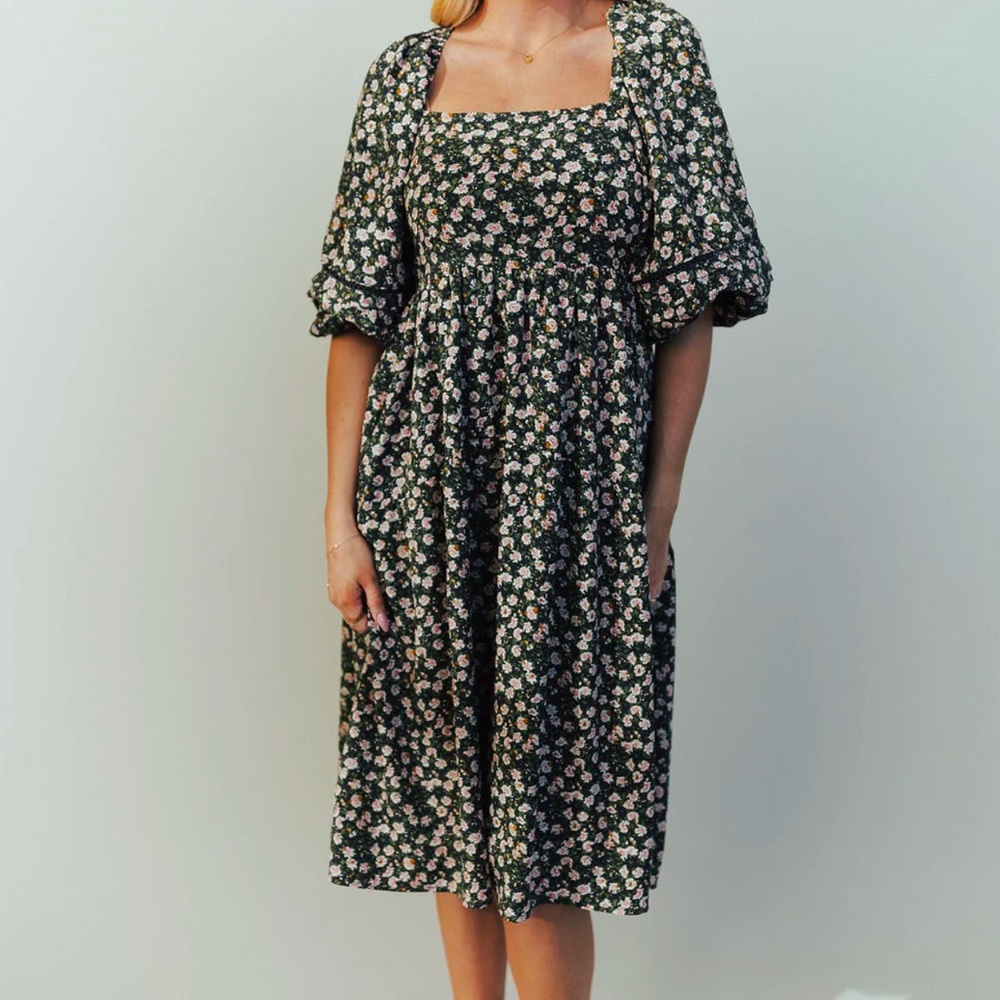Floral midi dress